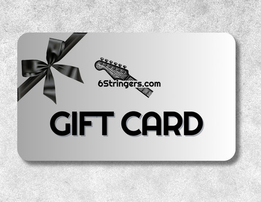 6Stringers Gift Card